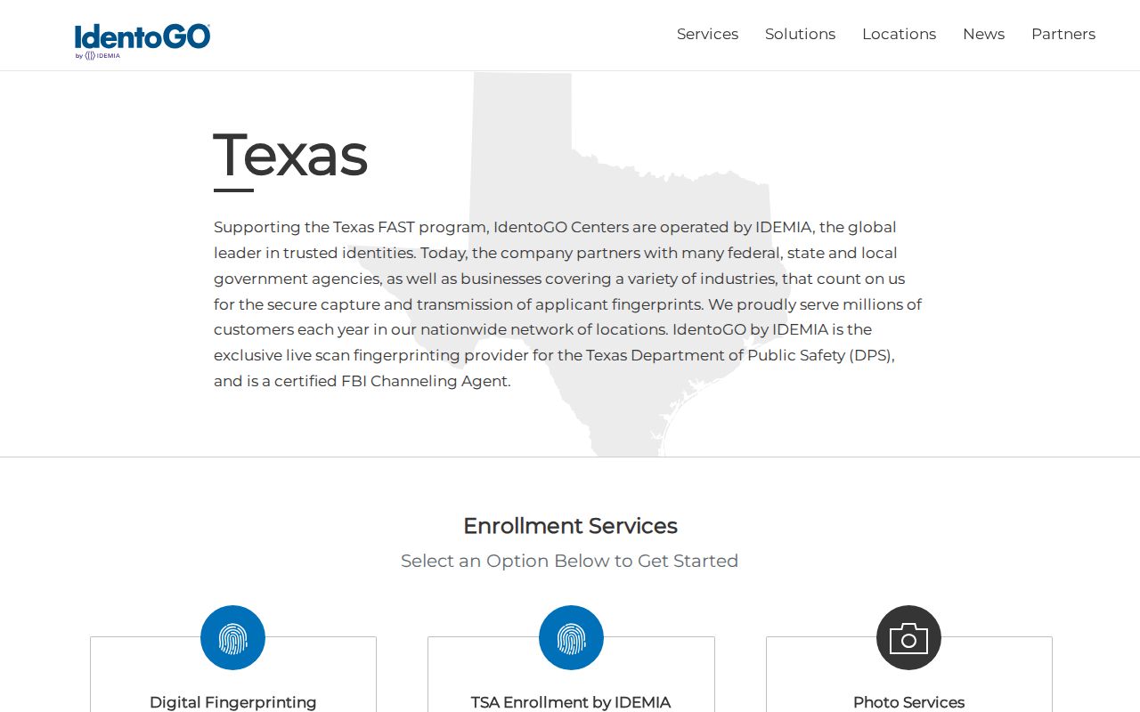 Byers criminal records and official Texas fingerprint locations
