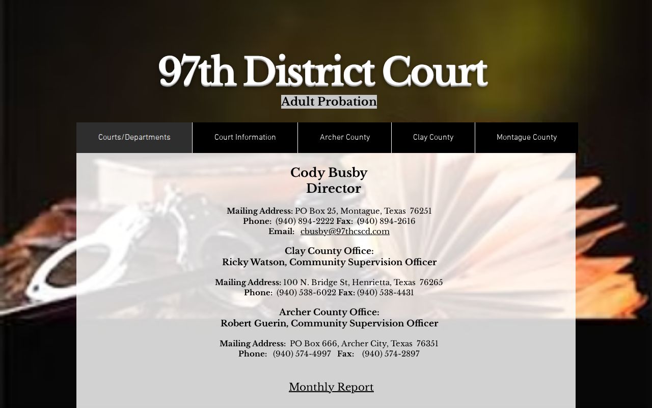 Henrietta criminal records and Clay adult probation office